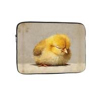 GGNKDL Sleeping Chick Pattern Shockproof Portable Laptop Sleeve Bag 17 inch for Men Women Business Travel, Office Daily Use