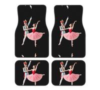 GGNKDL Soldier and Beauty Printing Car Floor mats with Anti Slip Front and Rear are Suitable for Cars, Trucks and SUV