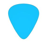 GGNKDL Solid color light blue Prints Guitar plectrum 12 pieces with three thickness plectrum combinations suitable for bass and ukulele