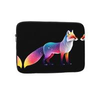 GGNKDL Starry Fox Pattern Shockproof Portable Laptop Sleeve Bag 17 inch for Men Women Business Travel, Office Daily Use
