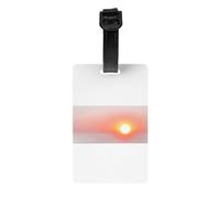 GGNKDL The Afternoon Sunset Prints Luggage Tags and Travel Bag Tags are Suitable for Both Men and Women to Prevent Luggage