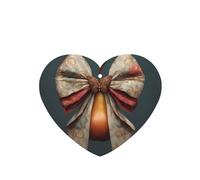 GGNKDL The bow on the pear prints 6-piece Heart Shape car air freshener with hanging type car accessories