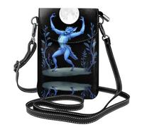 GGNKDL The devil steals the moon printing Crossbody bag, mobile phone bag, women's small wallet, a practical gift suitable for going out, exercising, and shopping