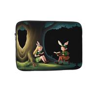 GGNKDL The Elf of Learning Magic Books Pattern Shockproof Portable Laptop Sleeve Bag 17 inch for Men Women Business Travel, Office Daily Use