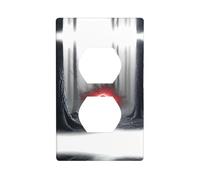 GGNKDL The Eye of Terror in the Forest printing Dual socket wall panel household power cover durable for decorative sockets and switches