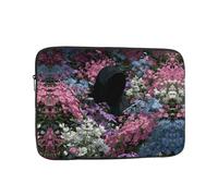 GGNKDL The Ghost in The Flowers Pattern Shockproof Portable Laptop Sleeve Bag 15 inch for Men Women Business Travel, Office Daily Use