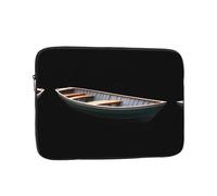 GGNKDL The Lonely Boat Pattern Shockproof Portable Laptop Sleeve Bag 12 inch for Men Women Business Travel, Office Daily Use