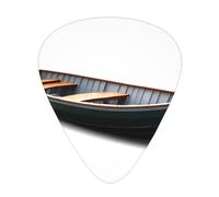 GGNKDL The lonely boat Prints Guitar plectrum 12 pieces with three thickness plectrum combinations suitable for bass and ukulele
