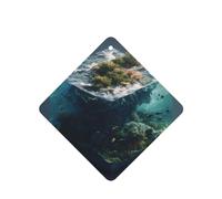 GGNKDL The ocean in the cube prints 6-piece Square car air freshener with hanging type car accessories