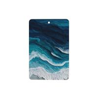 GGNKDL The ocean with distinct layers prints 6-piece Rectangle car air freshener with hanging type car accessories