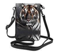 GGNKDL Tiger at rest printing Crossbody bag, mobile phone bag, women's small wallet, a practical gift suitable for going out, exercising, and shopping