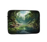 GGNKDL Tropical rain Forest Pattern Shockproof Portable Laptop Sleeve Bag 12 inch for Men Women Business Travel, Office Daily Use