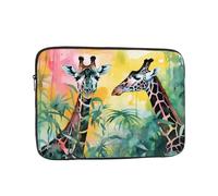 GGNKDL Two Giraffes. Pattern Shockproof Portable Laptop Sleeve Bag 13 inch for Men Women Business Travel, Office Daily Use