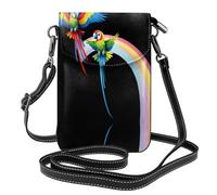 GGNKDL Two-headed parrot printing Crossbody bag, mobile phone bag, women's small wallet, a practical gift suitable for going out, exercising, and shopping