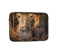GGNKDL Two Leopard Brothers Pattern Shockproof Portable Laptop Sleeve Bag 13 inch for Men Women Business Travel, Office Daily Use