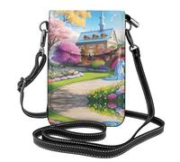 GGNKDL Unicorn Fairy Tale printing Crossbody bag, mobile phone bag, women's small wallet, a practical gift suitable for going out, exercising, and shopping