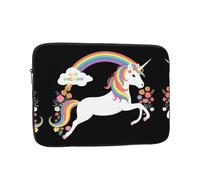 GGNKDL Unicorns Across The Rainbow Pattern Shockproof Portable Laptop Sleeve Bag 17 inch for Men Women Business Travel, Office Daily Use