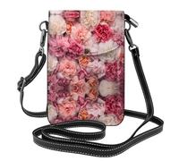 GGNKDL Various flowers printing Crossbody bag, mobile phone bag, women's small wallet, a practical gift suitable for going out, exercising, and shopping