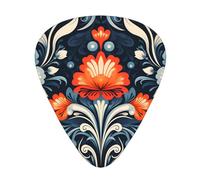 GGNKDL Vintage Decorative Tattoos Prints Guitar plectrum 12 pieces with three thickness plectrum combinations suitable for bass and ukulele