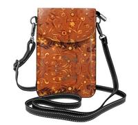 GGNKDL Vintage simple lines printing Crossbody bag, mobile phone bag, women's small wallet, a practical gift suitable for going out, exercising, and shopping