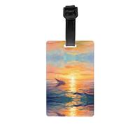GGNKDL Whale's Tail Prints Luggage Tags and Travel Bag Tags are Suitable for Both Men and Women to Prevent Luggage
