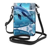 GGNKDL winter the dolphin printing Crossbody bag, mobile phone bag, women's small wallet, a practical gift suitable for going out, exercising, and shopping