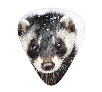 GGNKDL Wolverine in the Snow Prints Guitar plectrum 12 pieces with three thickness plectrum combinations suitable for bass and ukulele