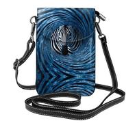 GGNKDL Zebra in the vortex printing Crossbody bag, mobile phone bag, women's small wallet, a practical gift suitable for going out, exercising, and shopping