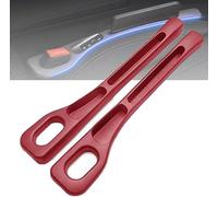 GGOIN 2Pcs Car Seat Gap Filler for Range Rover Sport ⅠⅡ Ⅲ L320 L494 2005 2006 2007-2024, Stop Things From Dropping Drop Blocker Car Accessories Suitable for Most Cars,C Red