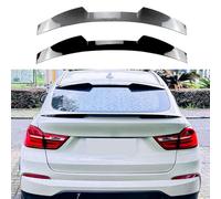 GGOIN Car Rear Spoilers for BMW X4 F26 2014-2018, Car Window Top Spoiler Lip Wing Pressure Reduction Tail Spoiler Lid Wing Auto Accessories,A Bright Black