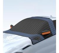 GGOIN Car Windscreen Cover for KIA Picanto III 2017 2018 2019 2020-2023, Thicken Winter Front Window Covers Thick Antifreeze Outdoor Sun Vehicle Protection,A No Magnetic