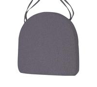 GGoty Chair Seat Pad Cushion U-Shaped 40/45/48cm for Dining Chair,Thick Kitchen Seat Cushions Non-slip Soft Chair Cushions Pad for Living Room/Bedroom/Garden/Office (Dark grey,40 * 40 * 3cm)