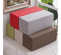 GGoty Sofa Armrest Cushion Support,Rectangular Soft Headboards Pillow,Detachable Washable Neck Support Bolster Pillow Bed Gap Filler (15x15x40cm,Beige)