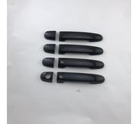 GGOZM Car Exterior Door Handles for Citroen C1 MK2 2015-2019, Door Handle Cover Protector Anti-Scratch Outside Handle Accessories,A/Painted Black-Single Hole 2 Smart