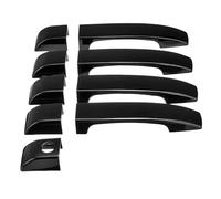 GGOZM Car Exterior Door Handles for Range Rover L322 2002-2012, Door Handle Cover Protector Anti-Scratch Outside Handle Accessories,A/Bright Black