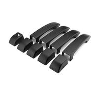 GGOZM Car Exterior Door Handles for Range Rover L322 2002-2012, Door Handle Cover Protector Anti-Scratch Outside Handle Accessories,A/Matt Black