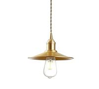 GGQEM Modern Minimalist Creative Pendant Light Vintage Industrial Brass Chandelier Flower Shape Split Hanging Lamp Restaurant Bar Cafe Art Decoration Lighting Fixture Height Adjustable (