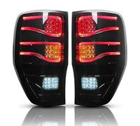 GGR LED Smoked Tinted Tail Lights | Fits Ford Ranger T7 & T8 2016- onwards