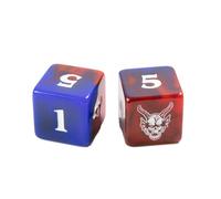 ggs50030ml - D6 dice set 16 mm - stranger things - hellfire club