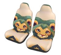 GGsdaf Cartoon lion Car Seat Covers Car seat covers easy-to-clean car seat covers suitable for cars or trucks