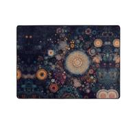 GGsdaf Collision of multiple colors Prints soft rug, 80 x 58 inches, suitable for living rooms, studies, balconies, and bedrooms.