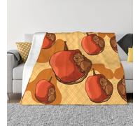 GGsdaf Cute little hamster 50"x40" Flannel Blanket - King Size - Suitable for Beds and Sofas - Luxurious Micro Plush - Comfortable and Warm Blanket