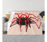 GGsdaf Cute little red spider 50"x40" Flannel Blanket - King Size - Suitable for Beds and Sofas - Luxurious Micro Plush - Comfortable and Warm Blanket