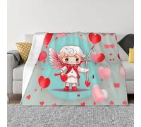 GGsdaf Cute loving boy 40"x30" Flannel Blanket - King Size - Suitable for Beds and Sofas - Luxurious Micro Plush - Comfortable and Warm Blanket