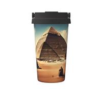 GGsdaf Dreaming of The Pyramids of Khufu Printed Coffee Cup - Suitable for car and Office, can Keep hot and Cold Drinks in Cold or hot Condition.