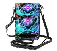 GGsdaf Eight Dimensional Space Printed mobile phone and wallet crossbody bag for shopping, travel, and leisure.
