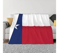GGsdaf Flag of Texas 60"x50" Flannel Blanket - King Size - Suitable for Beds and Sofas - Luxurious Micro Plush - Comfortable and Warm Blanket
