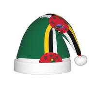 GGsdaf Flag of the Commonwealth of Dominica Children's Christmas hats perfect for Christmas costumes and party supplies