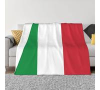 GGsdaf Italian flag 40"x30" Flannel Blanket - King Size - Suitable for Beds and Sofas - Luxurious Micro Plush - Comfortable and Warm Blanket