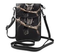 GGsdaf Late Night Owl Printed mobile phone and wallet crossbody bag for shopping, travel, and leisure.
